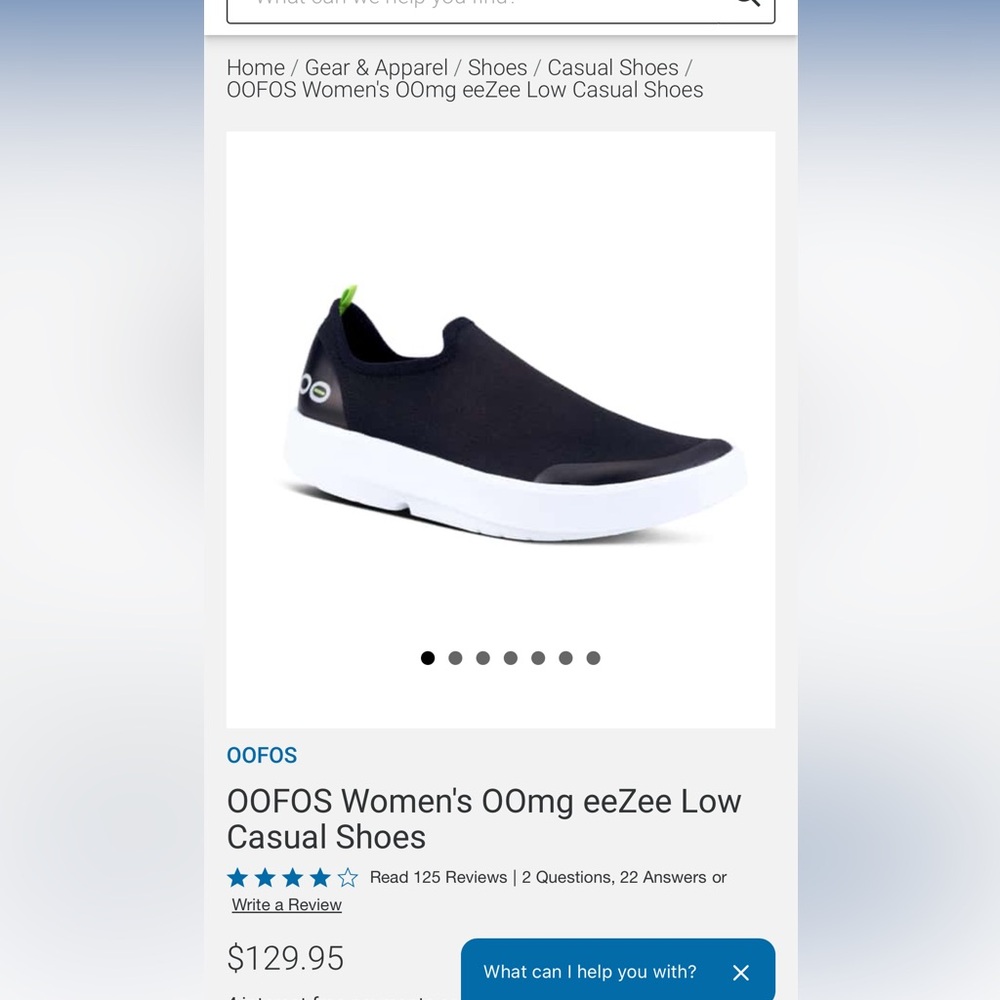 OOFOS OOmg Slip On Shoes